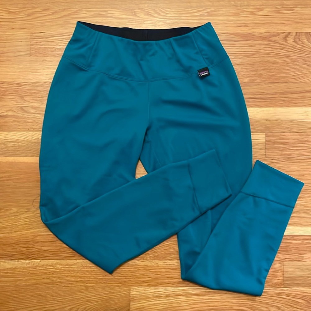 Women’s Patagonia, midweight, CAPILENE, base layer, POLARTEC- small bluish/green